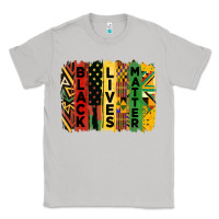 Moon Dust junetheenth black livesmatter brush stroke Classic Tee - HRA Design Shop