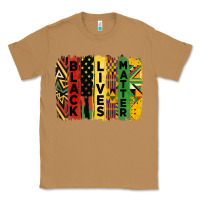Toasted Coconut junetheenth black livesmatter brush stroke Classic Tee - HRA Design Shop