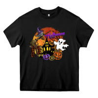 Black halloween Heavy Core Tee - SublimationCraftShop