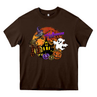 Chocolate Brown halloween Heavy Core Tee - SublimationCraftShop