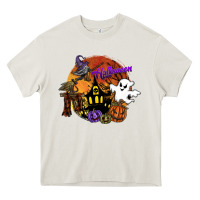 Cream halloween Heavy Core Tee - SublimationCraftShop