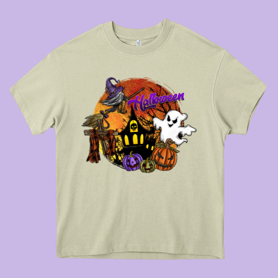 Halloween Heavy Core Tee Designed By Sublimationcraftshop