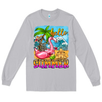 Moon Dust hello summer skeleton Long Sleeve Tee - Zillion Design Studio