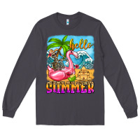 Smoke hello summer skeleton Long Sleeve Tee - Zillion Design Studio