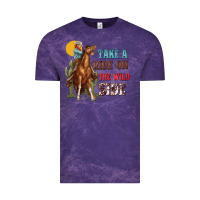 Cloud Purple take a ride on the wild side with rodeo Vintage Tee - texasbilliewilder