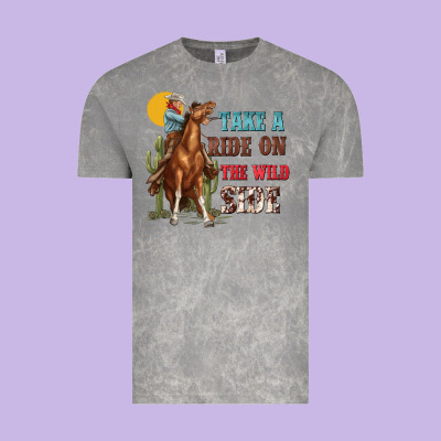 Take A Ride On The Wild Side With Rodeo Vintage Tee Designed By Texasbilliewilder