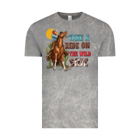 Cloud Rock take a ride on the wild side with rodeo Vintage Tee - texasbilliewilder