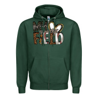 Sports Green my is on that field Zipper Hoodie - RacoonDesign