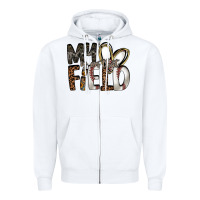 White my is on that field Zipper Hoodie - RacoonDesign