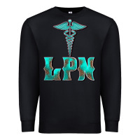 Black licensed practical nurse medical symbol Premium Sweatshirt - BarkalooDesign