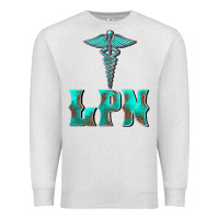 Oatmeal Heather licensed practical nurse medical symbol Premium Sweatshirt - BarkalooDesign