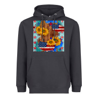 Smoke usa map with sunflowers and leopard seamless pattern Heavyweight Hoodie - BundleAndBundleShop