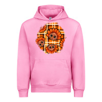 Fuchsia Pink Thanksgiving Turkey With Tartan Patch Urban Hoodie - BundleAndBundleShop