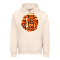 Sandshell Thanksgiving Turkey With Tartan Patch Urban Hoodie - BundleAndBundleShop