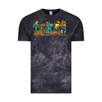 Cloud Black texas Vintage Tee - texasbilliewilder
