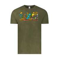 Vintage Olive texas Vintage Tee - texasbilliewilder