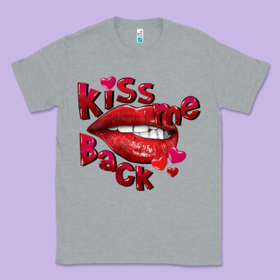 Kiss Me Back Classic Tee Designed By Fadigitalartstudio