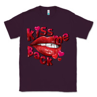 Plum kiss me back Classic Tee - FaDigitalArtStudio