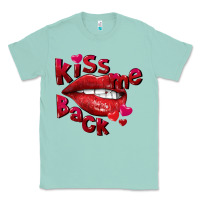 Seafoam kiss me back Classic Tee - FaDigitalArtStudio