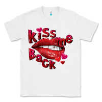 White kiss me back Classic Tee - FaDigitalArtStudio