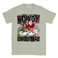 Matcha Howdy Christmas Rodeo Santa Classic Tee - FaDigitalArtStudio