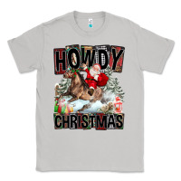 Moon Dust Howdy Christmas Rodeo Santa Classic Tee - FaDigitalArtStudio