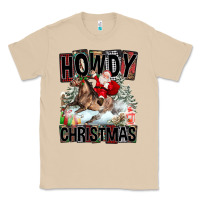 Mushroom Howdy Christmas Rodeo Santa Classic Tee - FaDigitalArtStudio