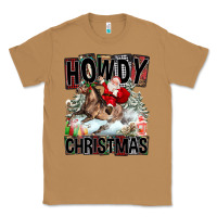 Toasted Coconut Howdy Christmas Rodeo Santa Classic Tee - FaDigitalArtStudio