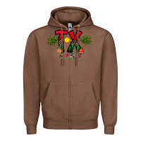 Chestnut texas summer Zipper Hoodie - CowhideDigitalArt