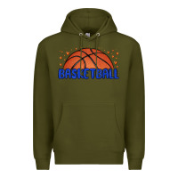 Army Green basketball Premium Hoodie - MaliasSmallBusiness