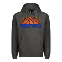 Charcoal Heather basketball Premium Hoodie - MaliasSmallBusiness