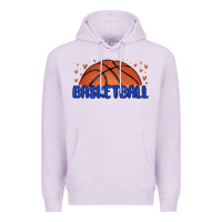 Lilac basketball Premium Hoodie - MaliasSmallBusiness