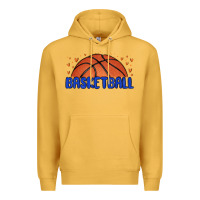 Mustard basketball Premium Hoodie - MaliasSmallBusiness