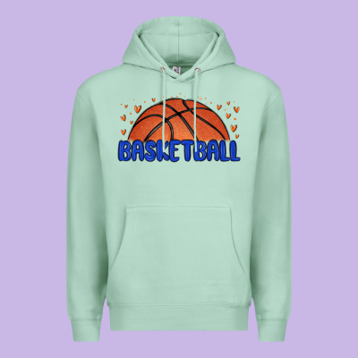 Basketball Premium Hoodie Designed By Maliassmallbusiness