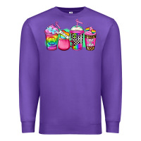 Purple lgbtq coffee Premium Sweatshirt - Jasminsmagicworld