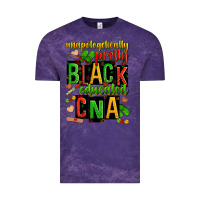 Cloud Purple unapologetically pretty black and educated cna zillion Vintage Tee - Zillion Design Studio