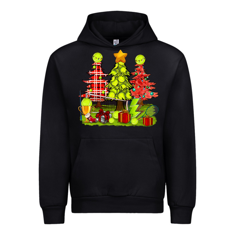 Christmas With Tennis Trees Urban Hoodie by BundleAndBundleShop | Teevron