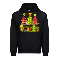 Black Christmas With Tennis Trees Urban Hoodie - BundleAndBundleShop
