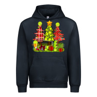 Navy Christmas With Tennis Trees Urban Hoodie - BundleAndBundleShop