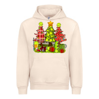 Sandshell Christmas With Tennis Trees Urban Hoodie - BundleAndBundleShop
