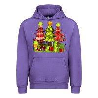 Tulip Christmas With Tennis Trees Urban Hoodie - BundleAndBundleShop
