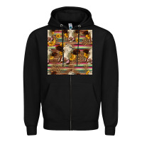 Black western hereford cattle seamless pattern Zipper Hoodie - HRA Design Shop