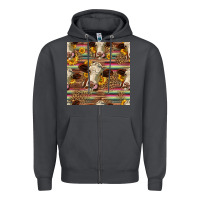 Smoke western hereford cattle seamless pattern Zipper Hoodie - HRA Design Shop
