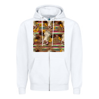White western hereford cattle seamless pattern Zipper Hoodie - HRA Design Shop