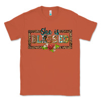 Copper she is blesssed floral Classic Tee - BarkalooDesign