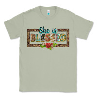 Matcha she is blesssed floral Classic Tee - BarkalooDesign