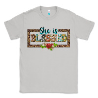 Moon Dust she is blesssed floral Classic Tee - BarkalooDesign