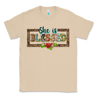 Mushroom she is blesssed floral Classic Tee - BarkalooDesign