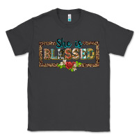 Smoke she is blesssed floral Classic Tee - BarkalooDesign