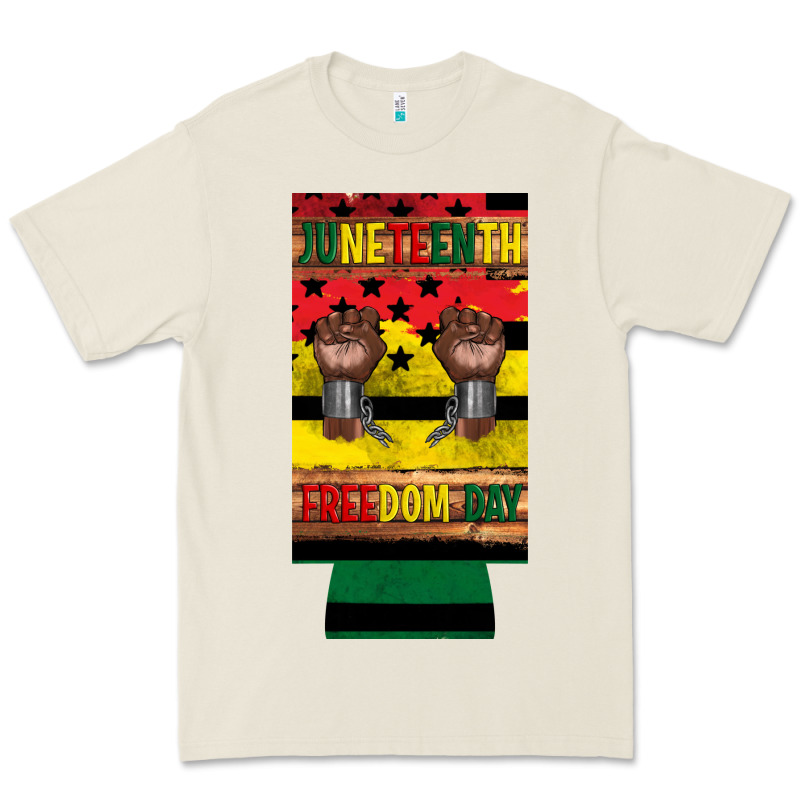 Juneteenth Freedom Day 12 Oz Can Cooler (slim) 2 Premium Tee by Artiststas | Teevron